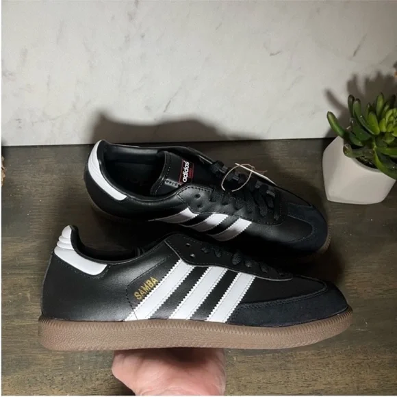 adidas | Shoes | Adidas Samba Black Leather Dark Gum | Poshmark